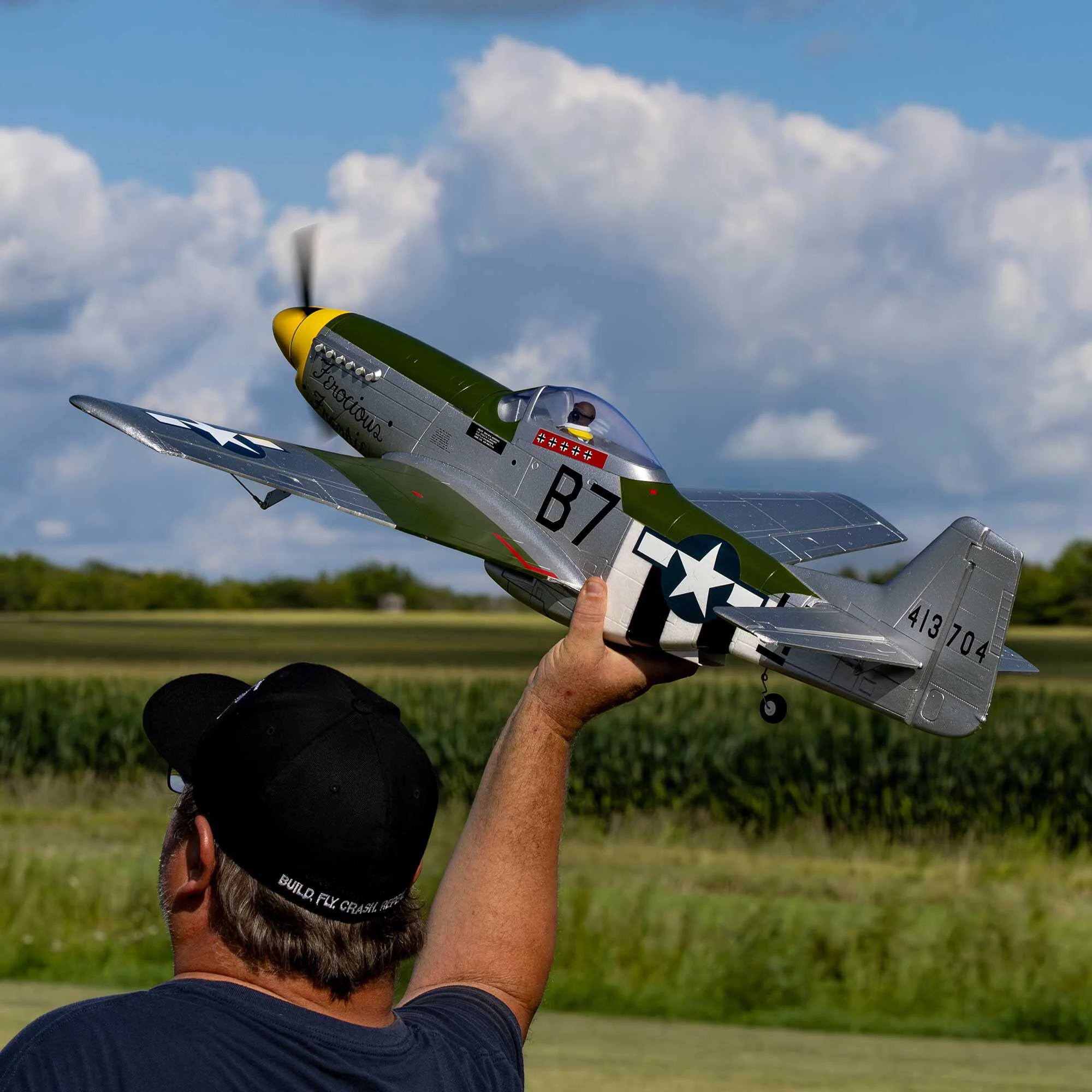 Avion E-Flite P-51D Mustang 1,0 m BNF Basic avec AS3X+ et SAFE EFL02650 - Image 14