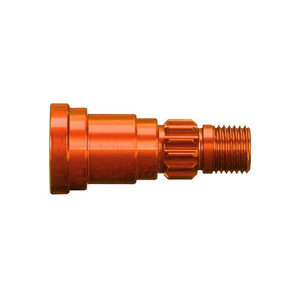 Axe de roue aluminium anodisées orange – avec 7750X - 7768T