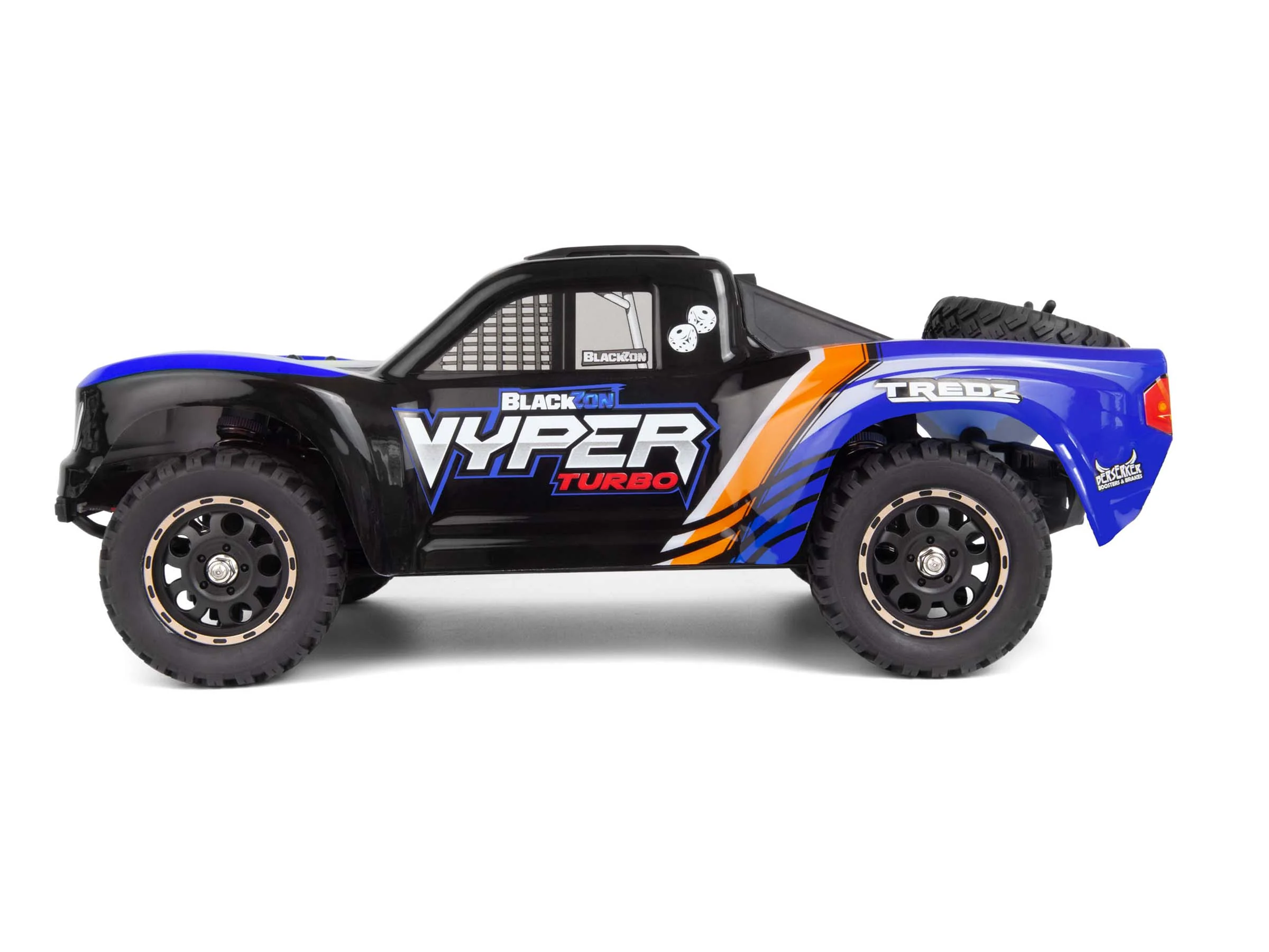 Backzon Vyper 1/16 brushless 45km/h lipo 2S SC Turbo 4WD RTR bleu - Image 2