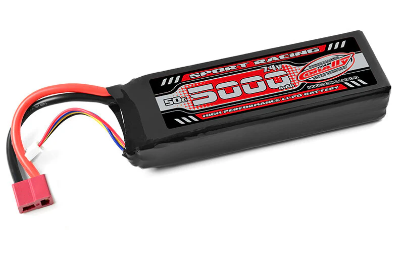 Batterie 2S 7,4V 5000mAh 60C Corally prise Dean T