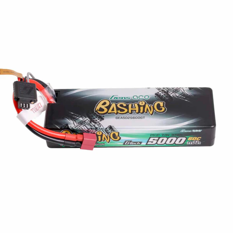 Batterie LiPo 2S Bashing 7.4V 5000mAh Dean T - Gens ace - Image 3