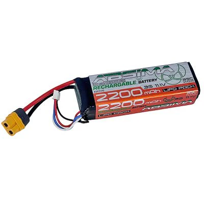 Batterie Lipo 3S 11.1V 2200mAh 35C XT60 - 1610172