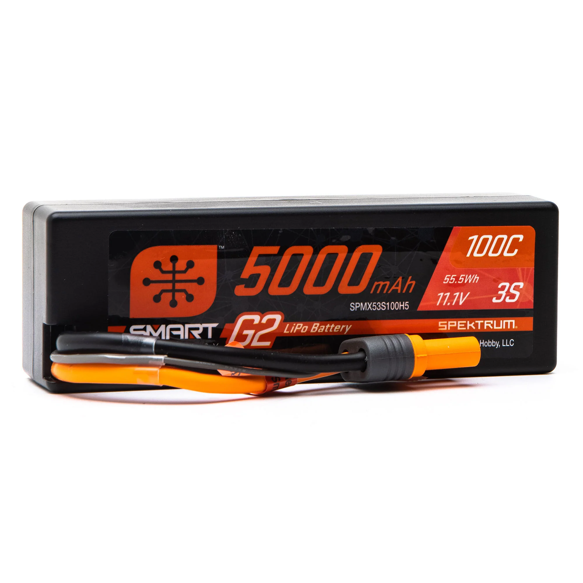 Batterie LiPo 3S 11,1V 5000mAh 100C Smart G2 Hardcase IC5 - SPMX53S100H5