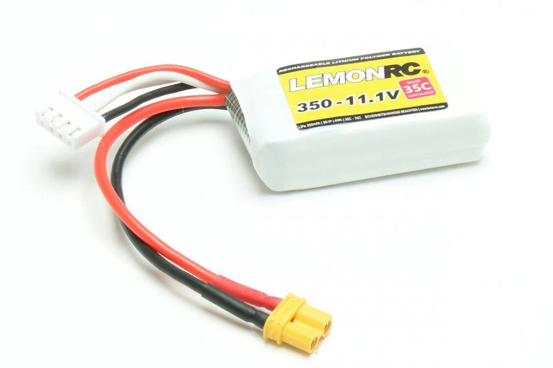 Batterie LiPo 3S LemonRC 350mah - 11,1V (35C) XT30