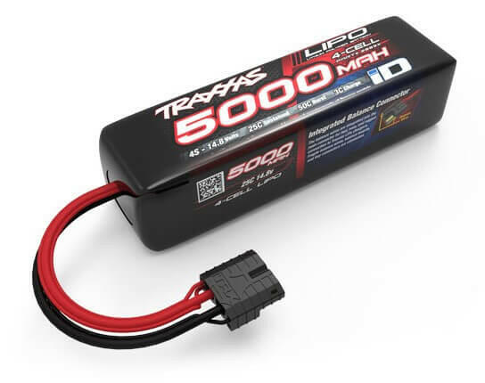 Batterie lipo 4S Traxxas 2889X ID 14,8V 5000mAh 25C