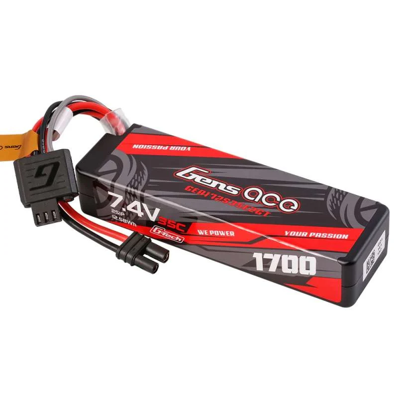 Batterie Lipo Gens Ace G-Tech 1700mAh 2S 7.4V 35C iEC2 Arrma Grom - Image 2