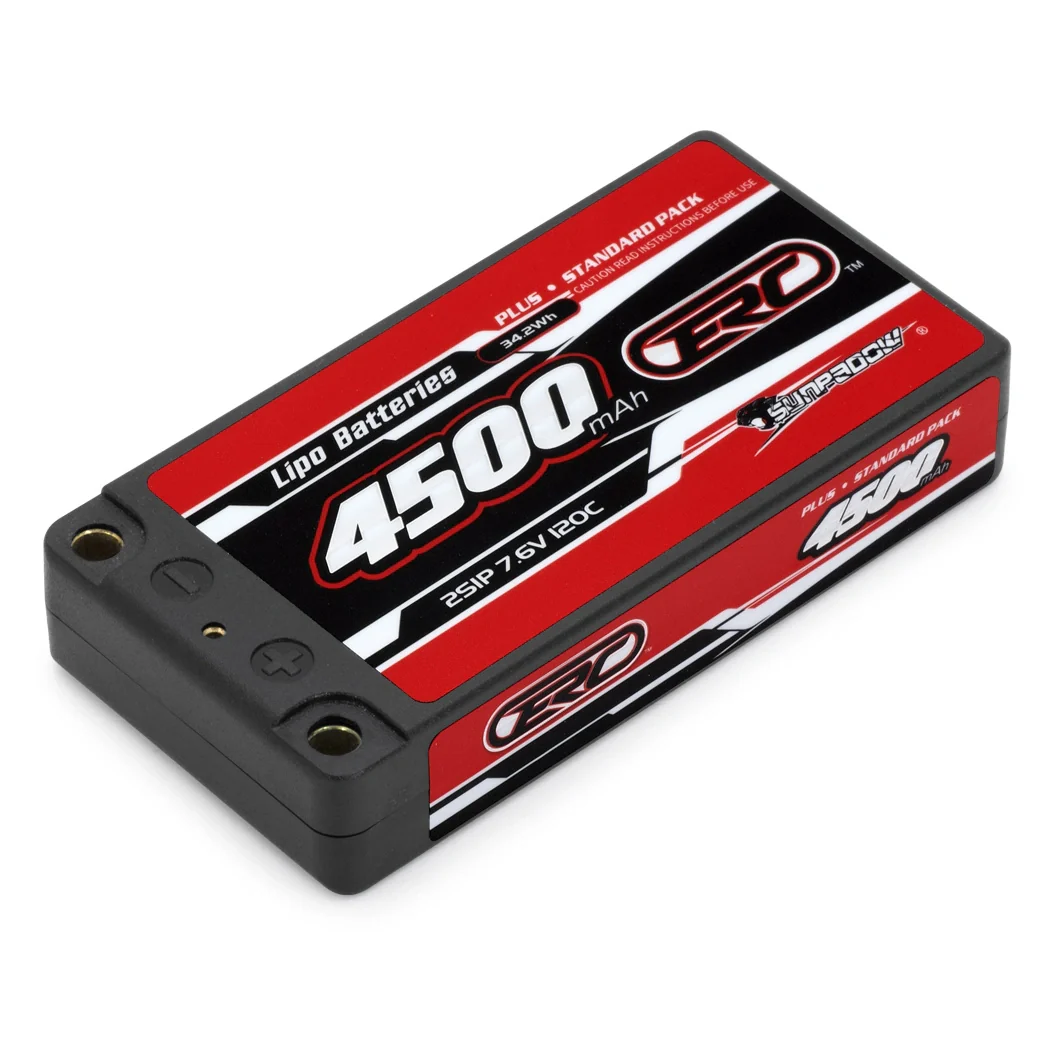 Batterie Lipo shorty 2S 7,6V 4500mAh 120C HV 5mm - SW280627