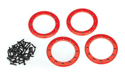 Beadlock 2.2 Rouge Alu (x4) - Traxxas 8168R"