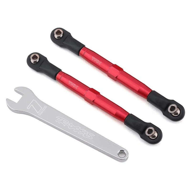 Biellettes de carrossage Avant 83mm anodisées rouge  - Traxxas 3643R