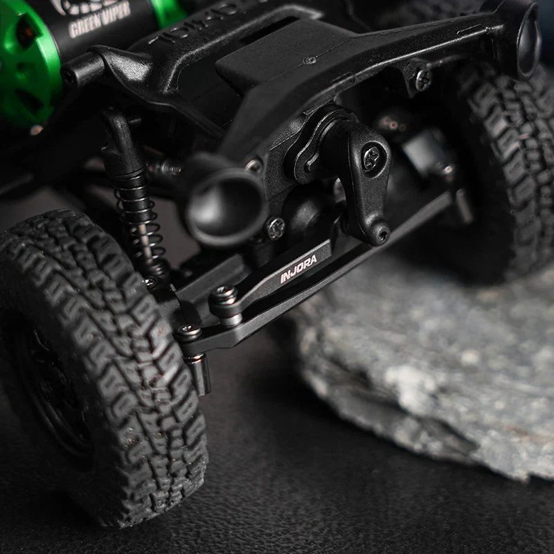 Biellettes de direction en laiton noir Injora pour Axial SCX30 1/30 - Image 3