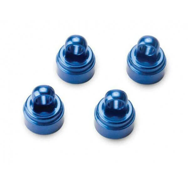 Bouchons d'amortisseurs alu anodisés Bleu x4 - Traxxas 3767A
