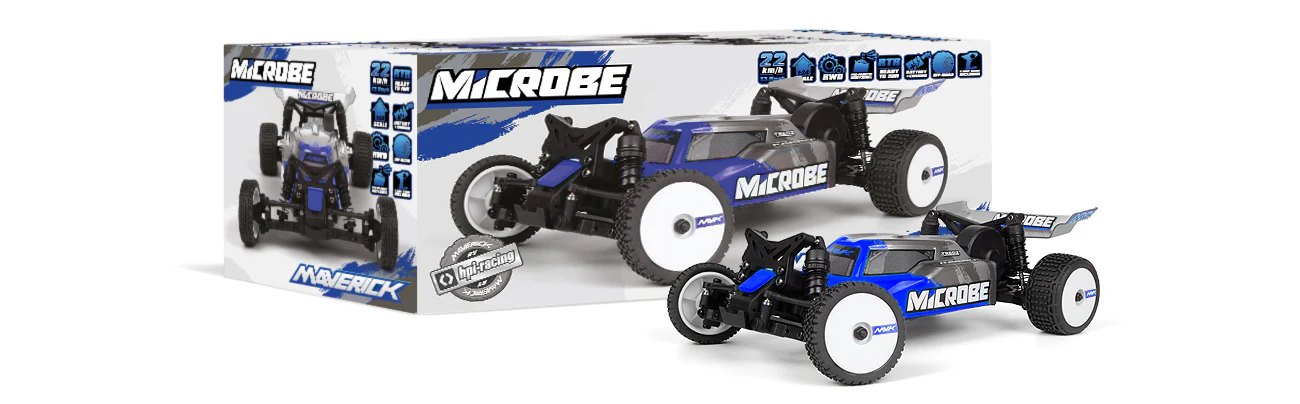Buggy 1/24 Maverick Microbe – Voiture RC Tout-Terrain MV150800 - Image 2