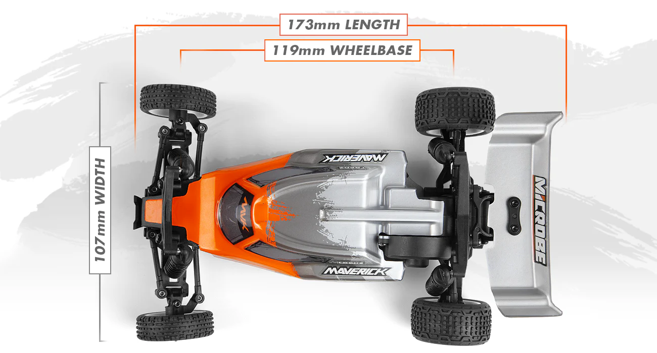 Buggy 1/24 Maverick Microbe – Voiture RC Tout-Terrain MV150802 - Image 13