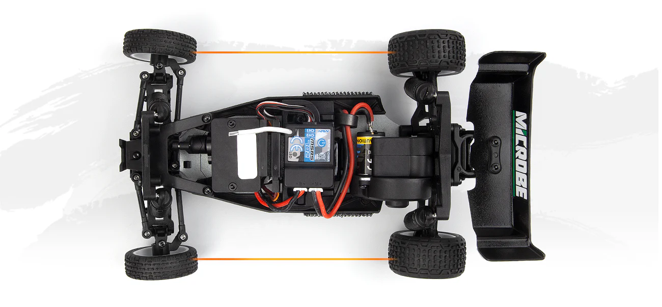 Buggy 1/24 Maverick Microbe – Voiture RC Tout-Terrain MV150803 - Image 3
