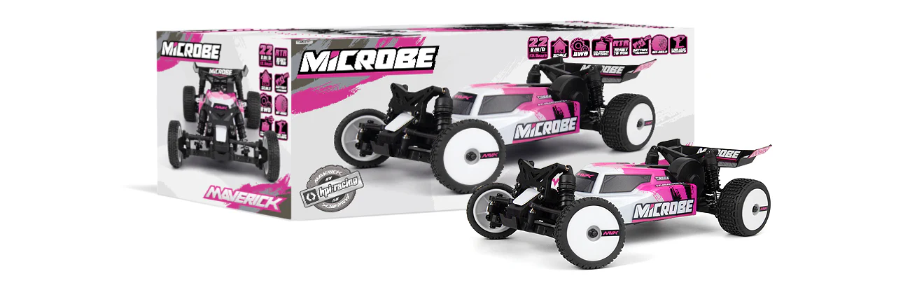 Buggy 1/24 Maverick Microbe – Voiture RC Tout-Terrain MV150851 - Image 3