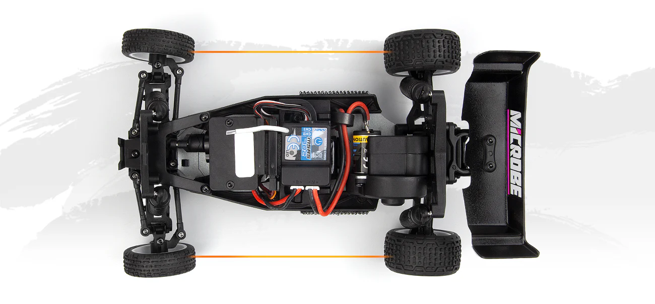 Buggy 1/24 Maverick Microbe – Voiture RC Tout-Terrain MV150851 - Image 6