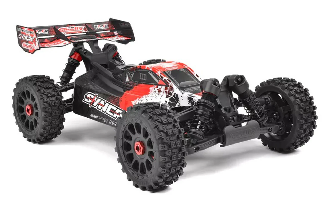 Buggy 4S Corally Syncro 4 rouge Brushless RTR 1/8 C-00287 - Image 2