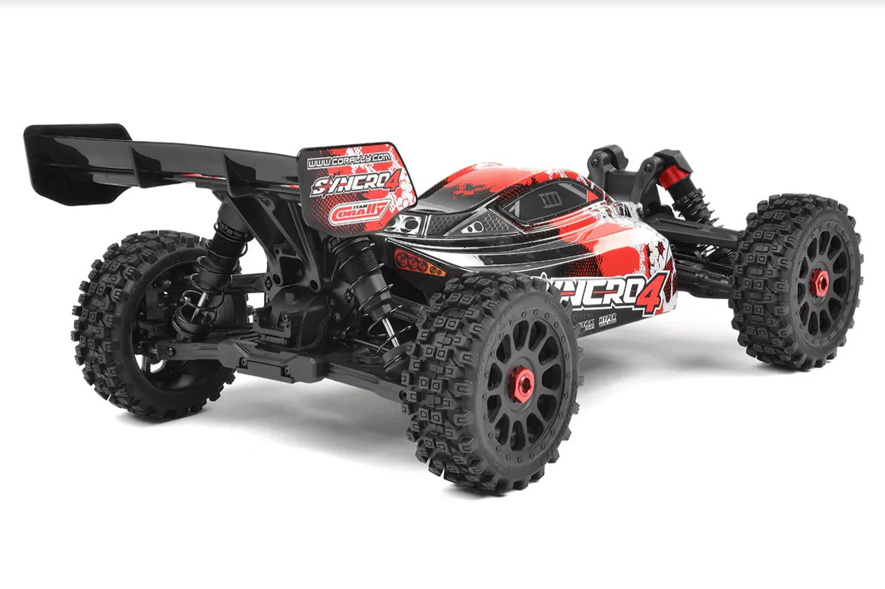 Buggy 4S Corally Syncro 4 rouge Brushless RTR 1/8 C-00287 - Image 5