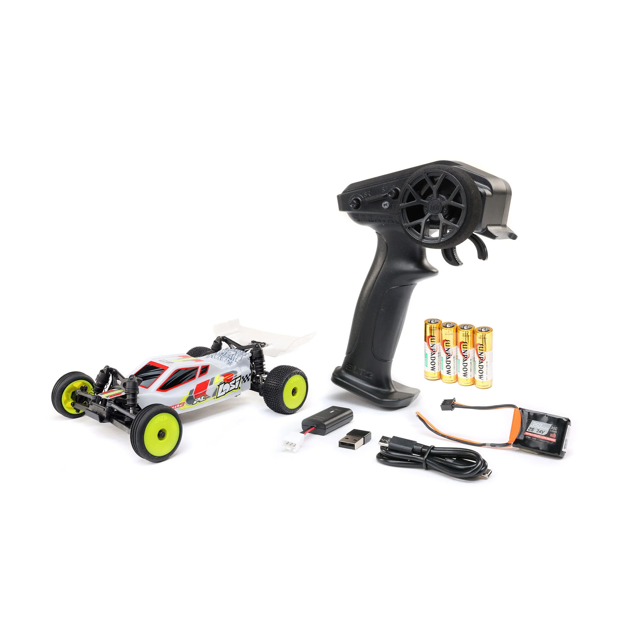 Buggy Losi 1/24 Micro-B 2WD RTR blanc - LOS00007T1 - Image 3