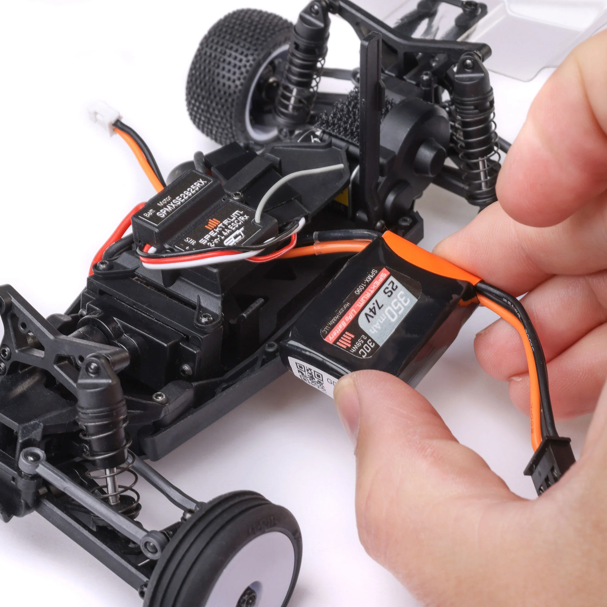 Buggy Losi 1/24 Micro-B 2WD RTR blanc - LOS00007T1 - Image 7