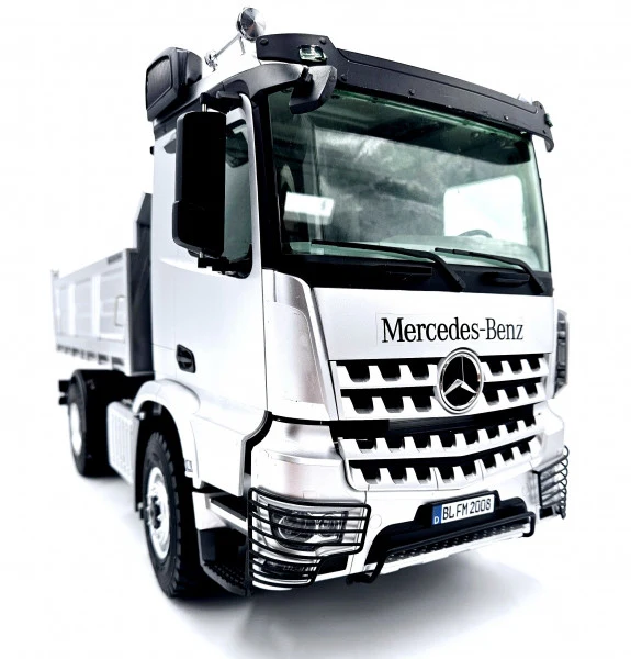 FM Electrics Camion à benne en métal 4x4 Mercedes-Benz Arocs électrique 1:14 K701 Kabolite - Image 3