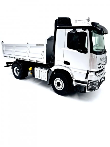 FM Electrics Camion à benne en métal 4x4 Mercedes-Benz Arocs électrique 1:14 K701 Kabolite - Image 9