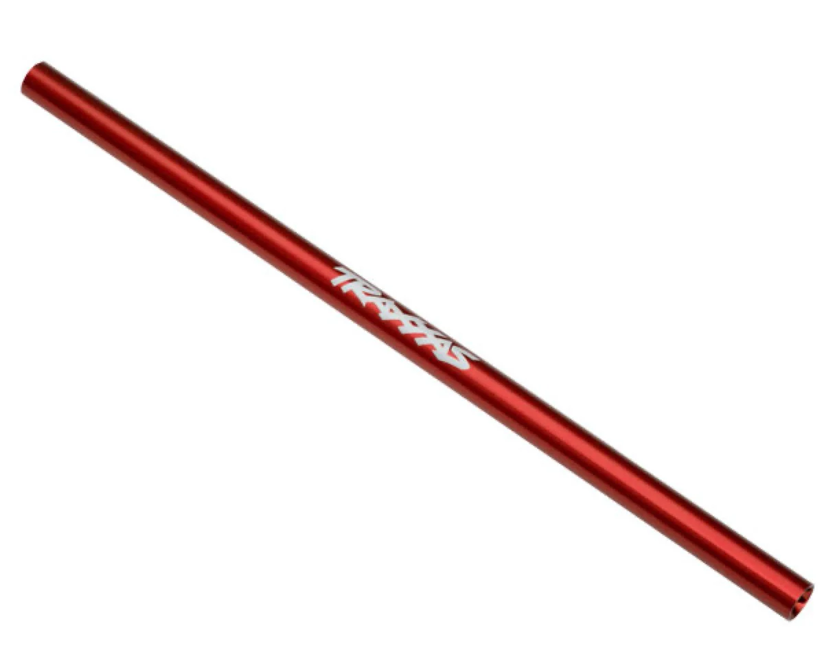Cardan central alu anodisé Rouge 189mm Rustler 4x4 VXL - Traxxas 6765R