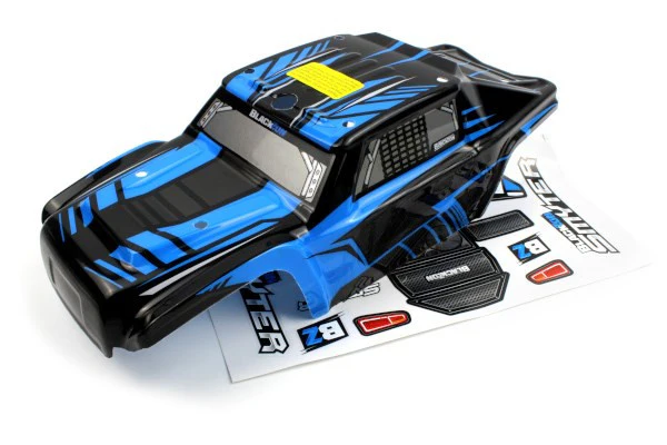 Carrosserie bleu avec stickers Blackzon Smyter Desert 540178