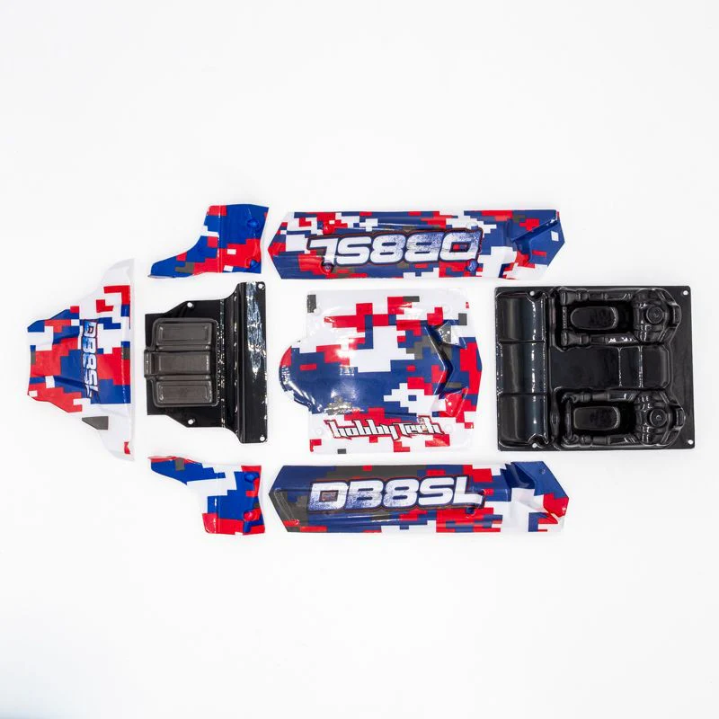 Carrosserie DB8SL rouge / bleue - REV-SL061