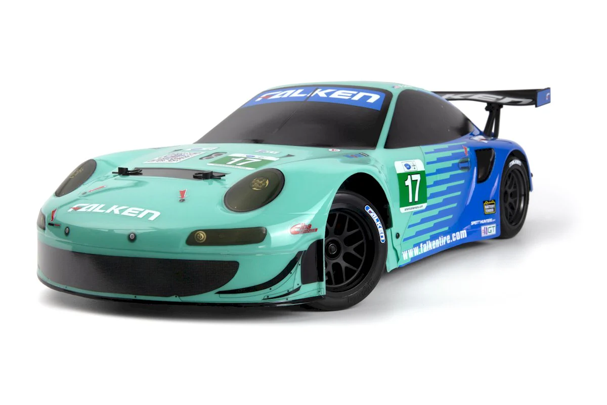 Carrosserie HPI Racing Porsche 911 GT3 RSR Falken peinte (206 mm/210 mm) - HP160782 - Image 2