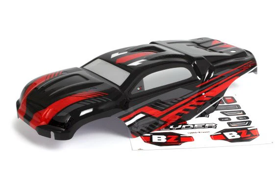Carrosserie peinte Blackzon Slyder ST (noir/rouge) - 540192
