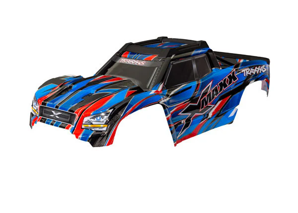 Carrosserie Traxxas X-Maxx bleu - Traxxas 7867-BLUE