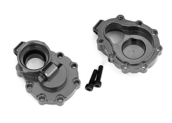Carter de sortie de pont intérieur arrière Alu gris - Traxxas 8253A