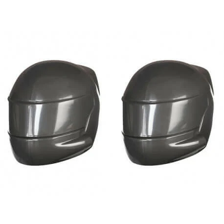 Casque pilote gris (2) - Traxxas 8518