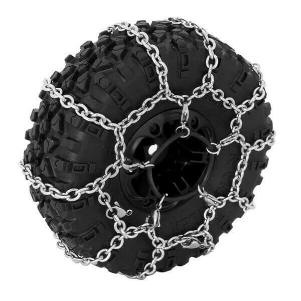 Chaine neige pour pneus ø 108mm (x2) - Accessoires pour crawler 1/10