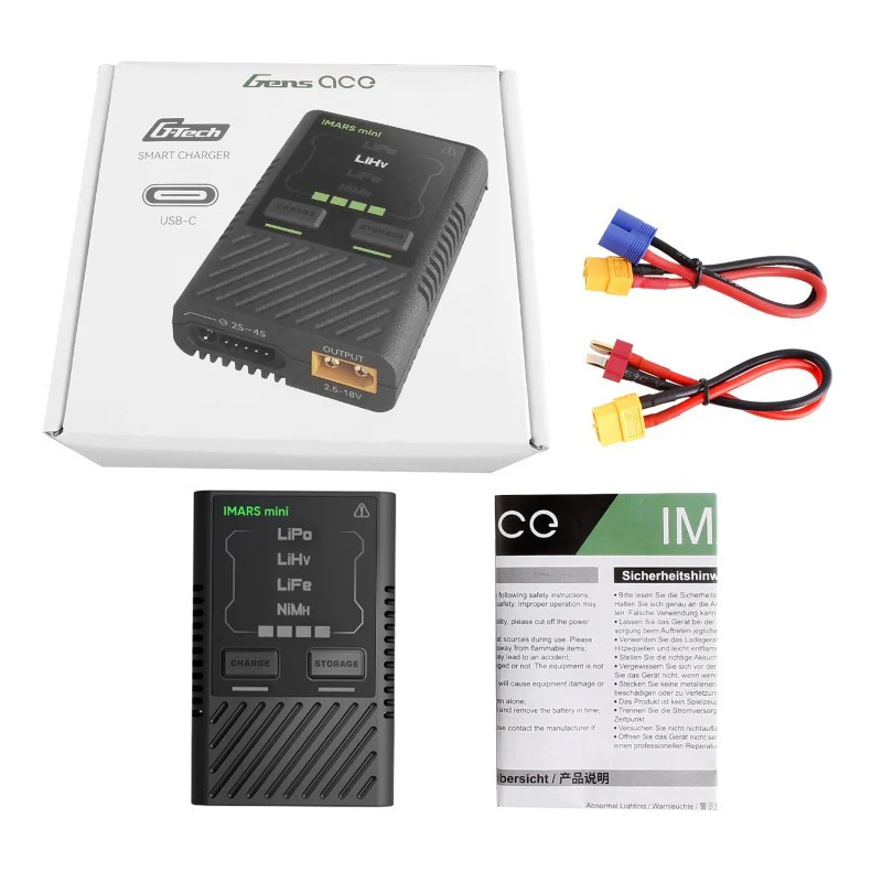Chargeur de batterie RC Gens Ace IMARS mini G-Tech USB-C 2-4S 60W - GEA60WE2 - Image 4