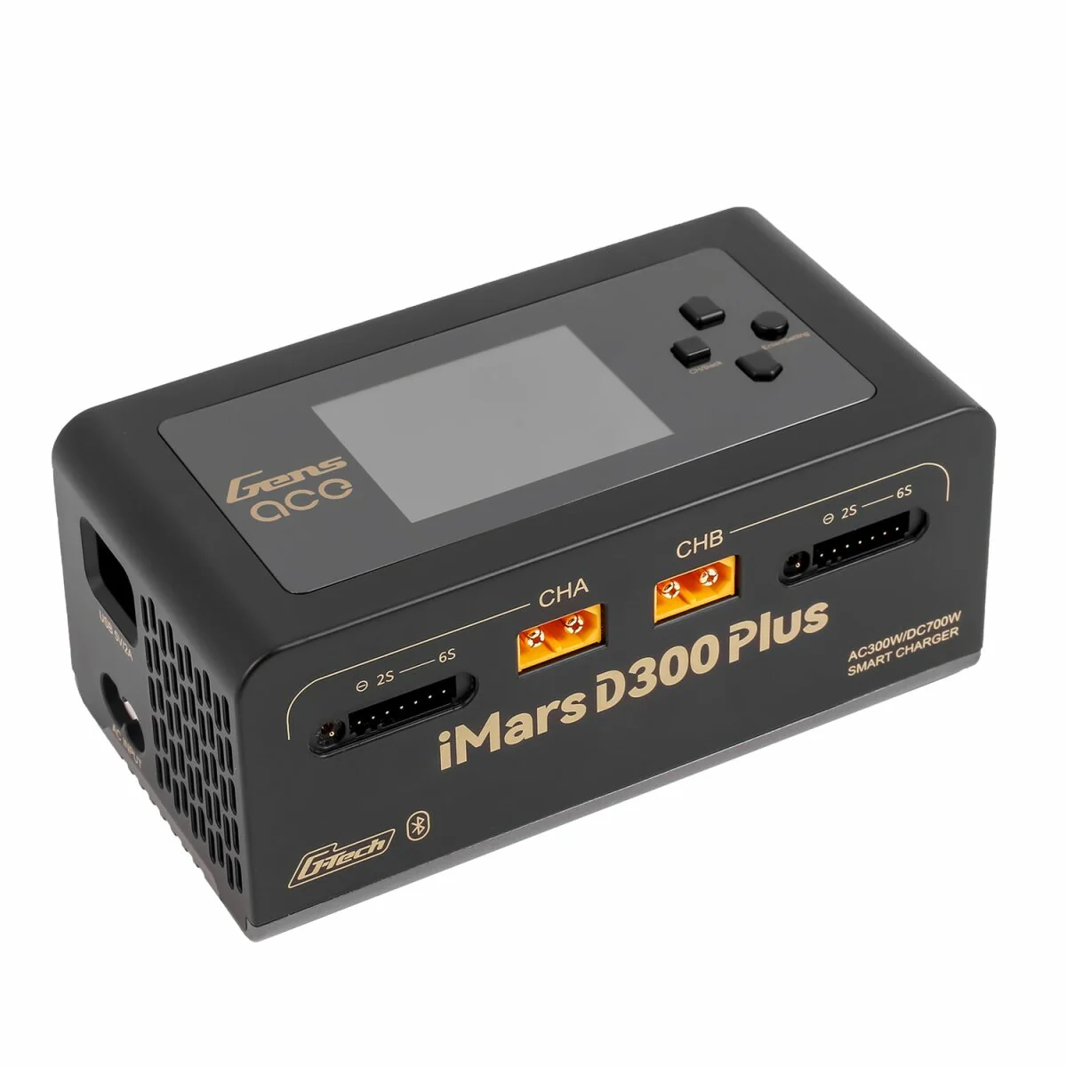 Chargeur Duo Imars Gens Ace D300 PLUS G-tech 300w (2 sorties 150watts) - Image 3
