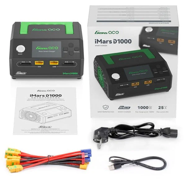 Chargeur duo intelligent Gens ace iMars D1000 CA 1000 W G-Tech - GEAD1000-EB - Image 2