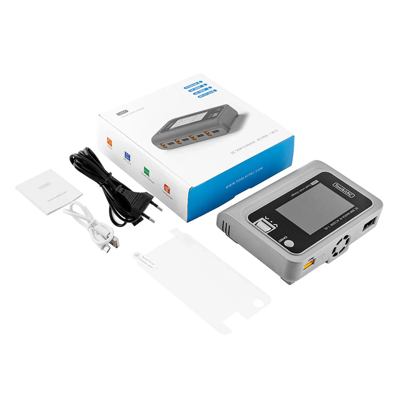 Chargeur Quattro ToolkitRC Q4AC LiPo 1-4S 5A - TK12000 - Image 2