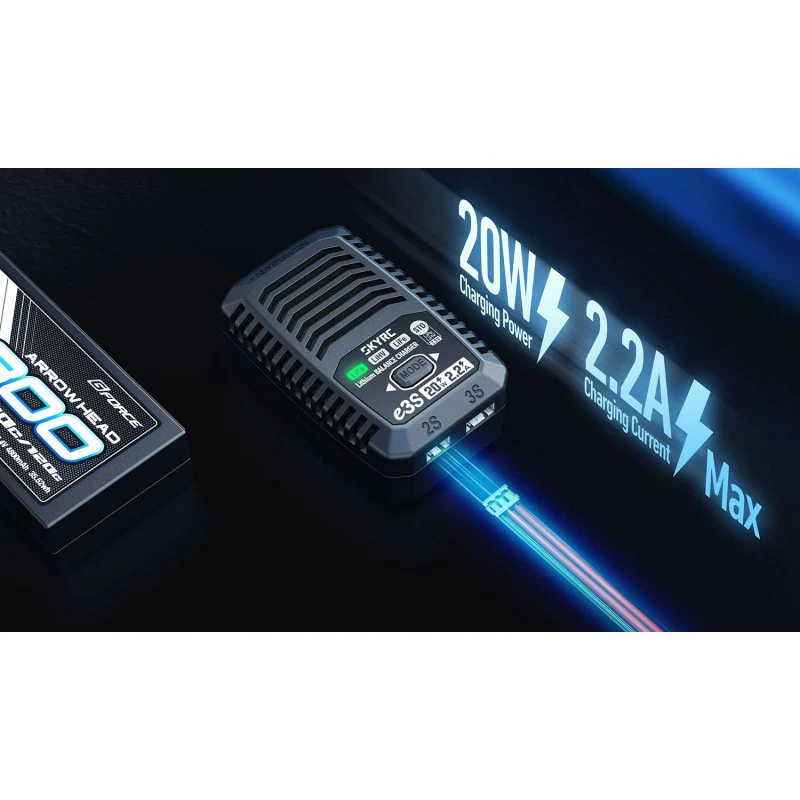 Chargeur secteur 220V Lipo, Li-ion 20W (2-3S) - Image 6