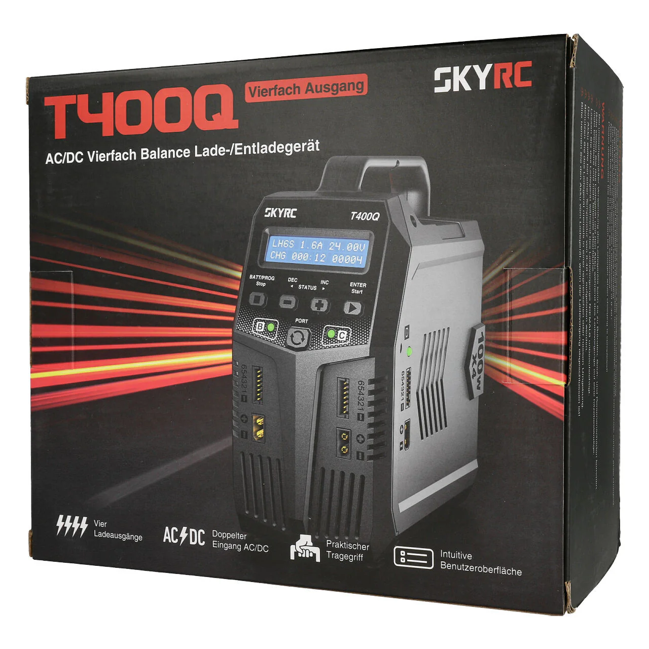 Chargeur Sky RC T400Q Quattro 4x100W - 100189 - Image 5