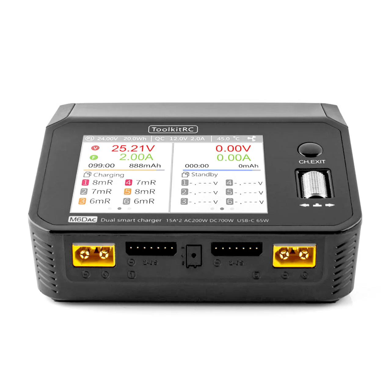 Chargeur ToolkitRC M6D 500 W 15 A Dual 1-6S - TK11500 - Image 5