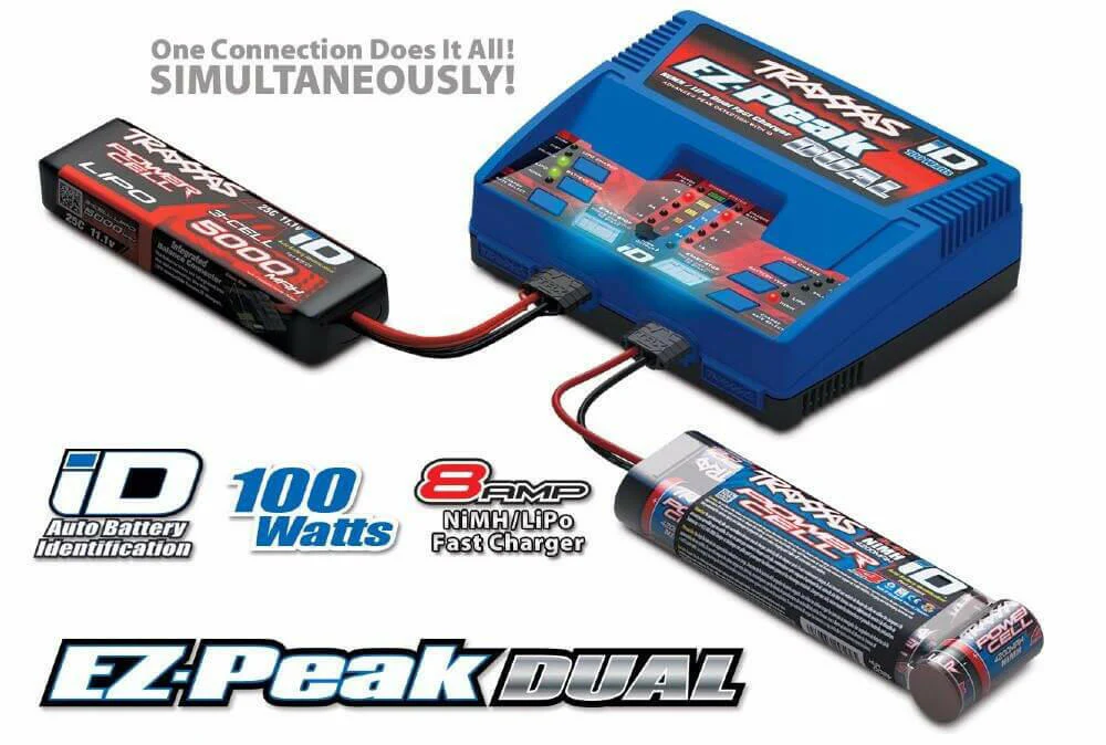 Chargeur Traxxas 2972GX Rapide Double Sortie Lipo/Nimh iD 100W - Image 4