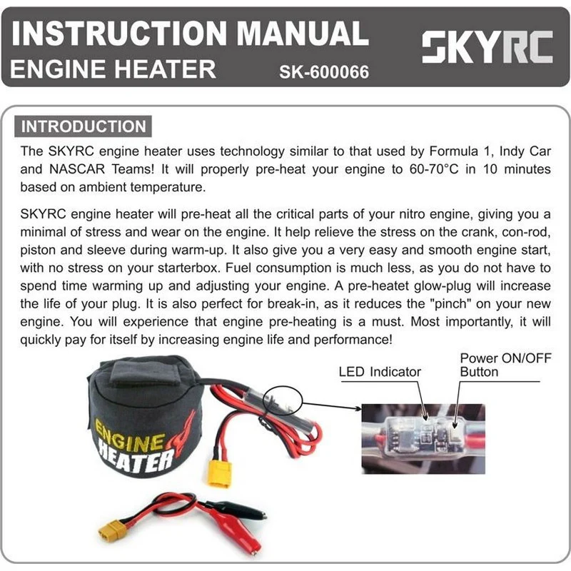 Chauffe culasse Sky RC pour thermique 1/8 -SKYRC - SK600066 - Image 7