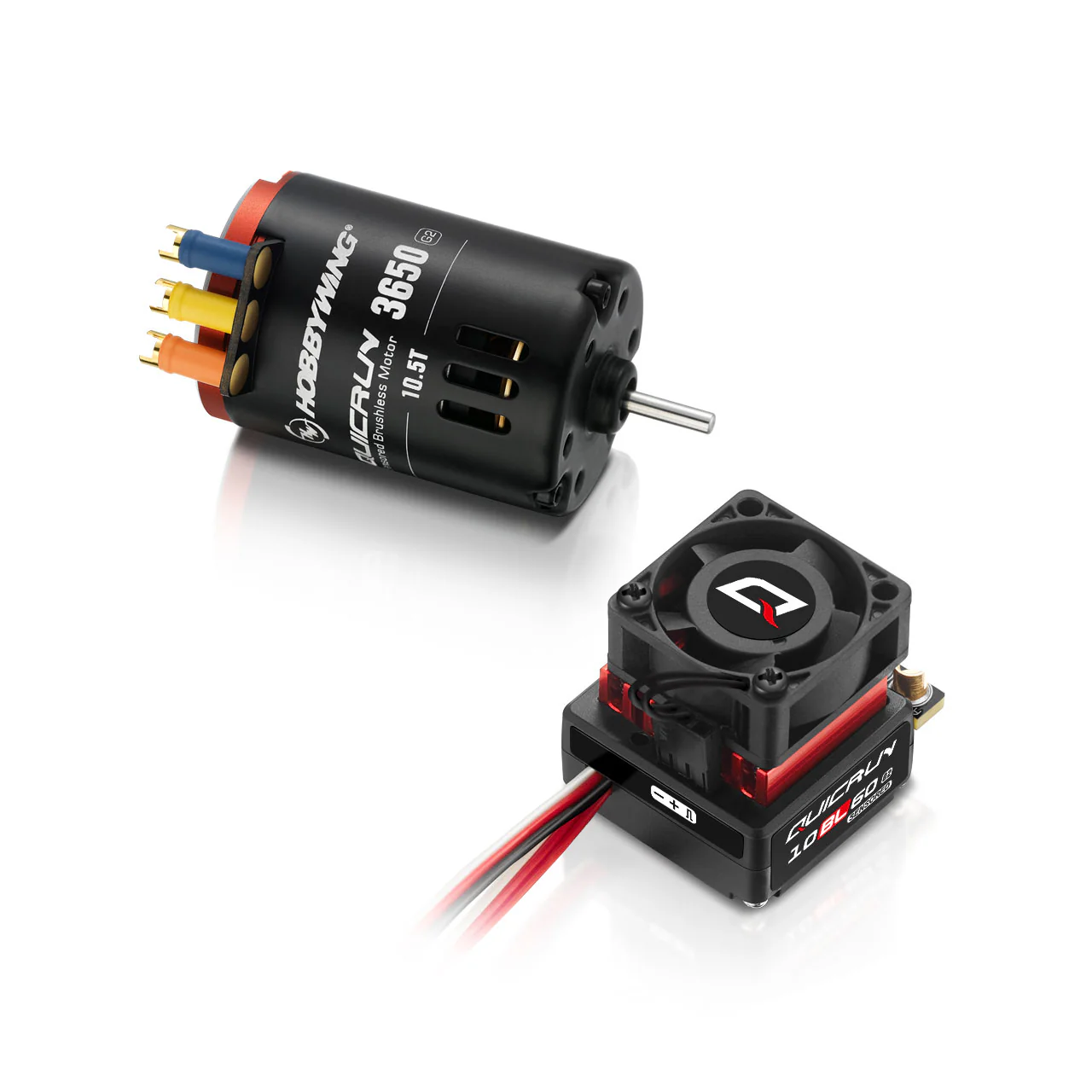 Combo brushless 1/10 Hobbywing 10BL60 3650 10.5T G2 Sensored 30803200