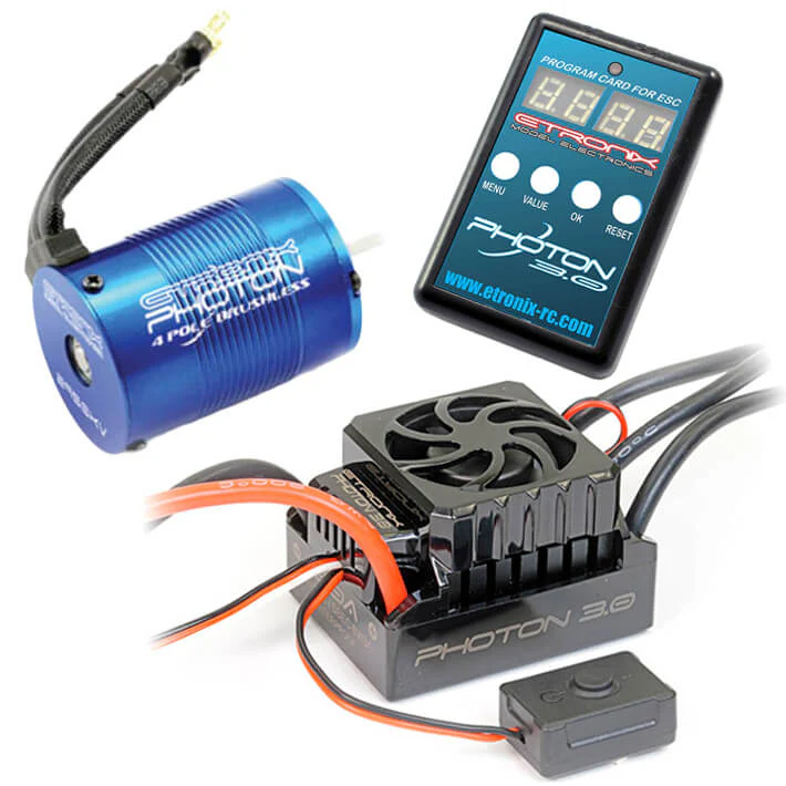 Combo brushless 1/10 Etronix Photon 3.0 60A / moteur 9.0R 4350KV - ET0447