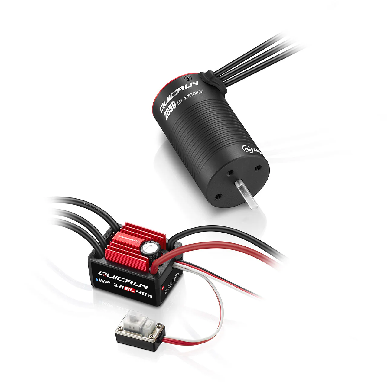 Combo brushless Hobbywing WP12BL45 G2 avec 2850 SL-4700 kV-G2 - HW38030214