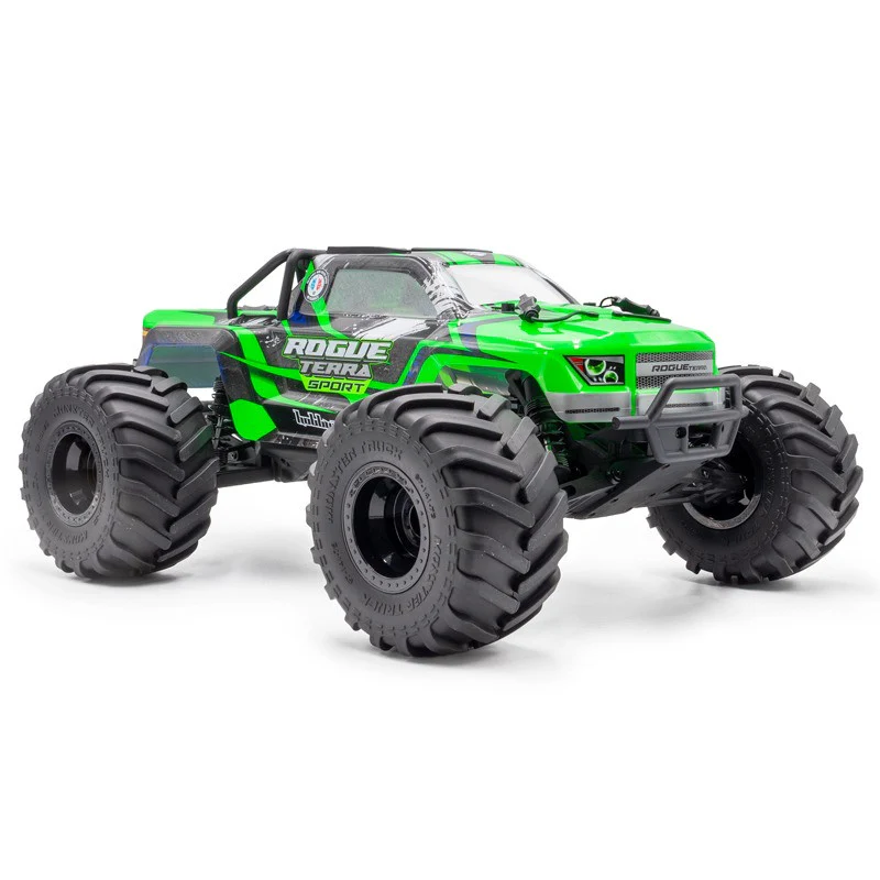 Combo Hobbytech Rogue Terra Sport vert Monster Brushless 4x4 RTR 1/10 - Image 3
