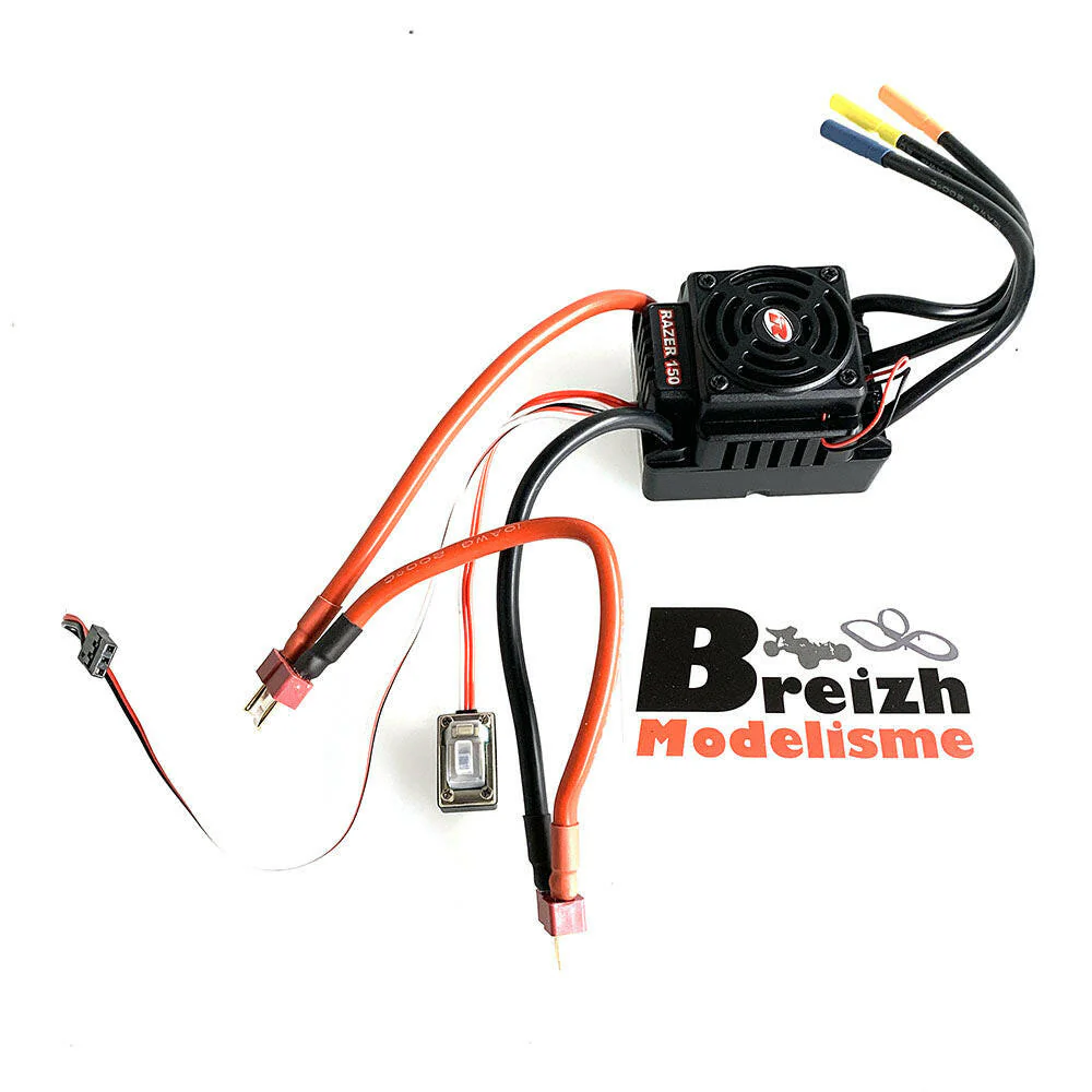 Combo moteur variateur brushless 1/8 - 150A 4274 2000kV - Axe 5mm R01263 - Image 3