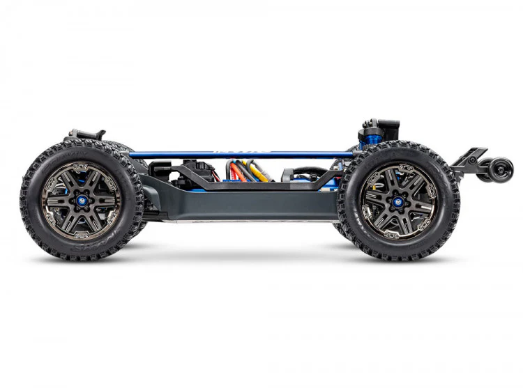 Combo Traxxas Rustler 4x4 Ultimate VXL bleu 1/10 RTR - 67097-4 - Image 4